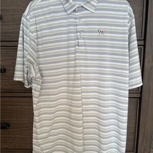 Striped Stinson Polo Shirt, Men’s Large